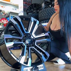 Wheels Réplica And Tires. 22” 