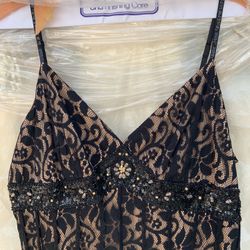Lace Black Evening Dress