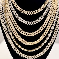 10KT Natural Diamond Necklaces