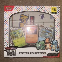 Pokemon TCG | 151 Poster Collection | Factory Sealed