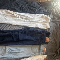 MENS JEANS AND PANTS 33-34
