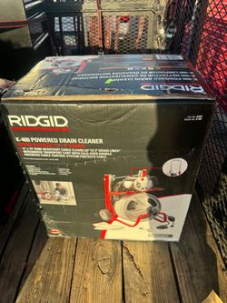RIDGID
K-400 Drain Cleaning Snake Auger 120-Volt Drum Machine with C-32IW 3/8 in. x 75 ft. Cable + 4-Piece Tool Set & G