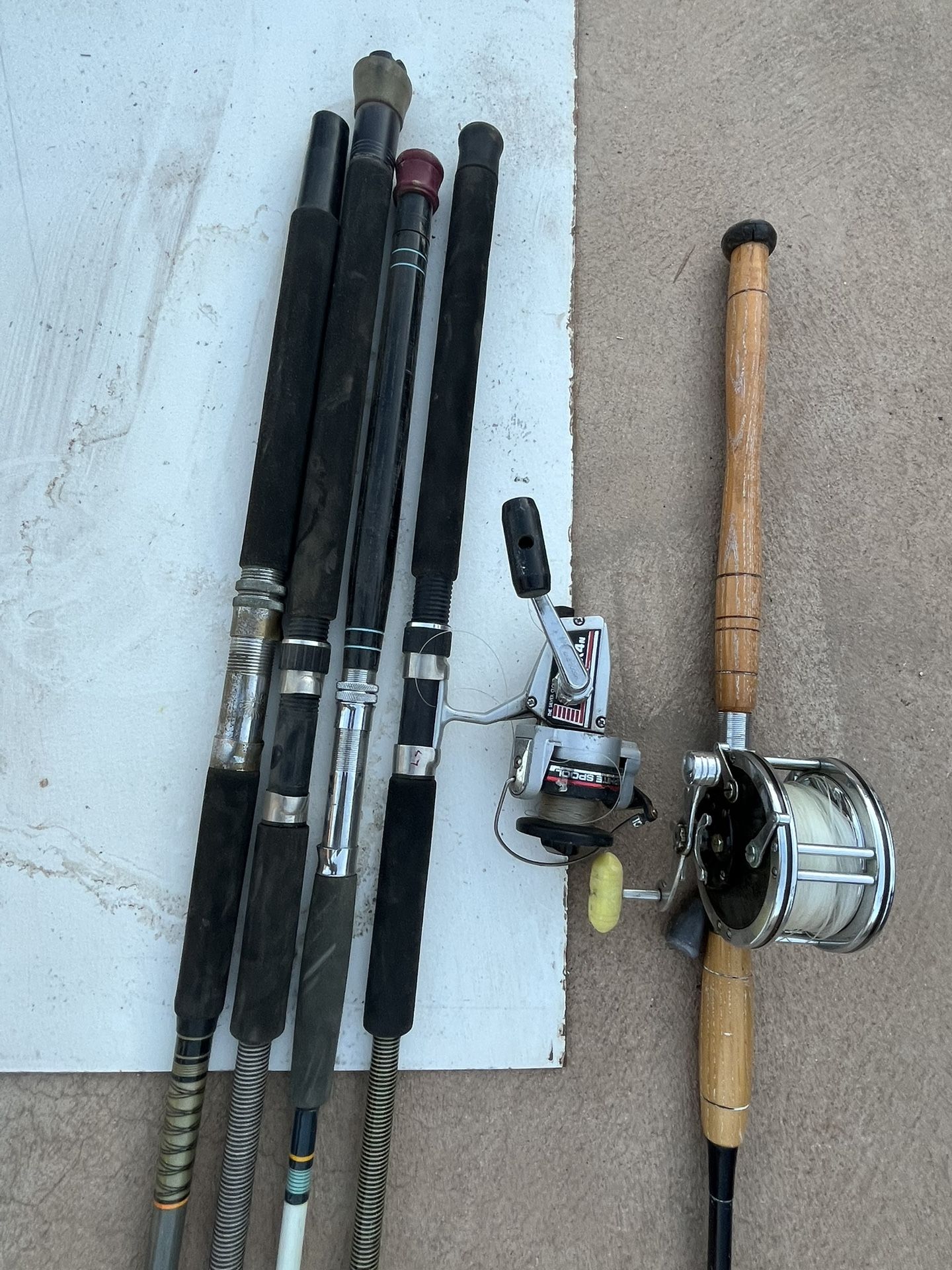 FISHING: DEEP SEA FISHING RODS, REELS, TACKLE