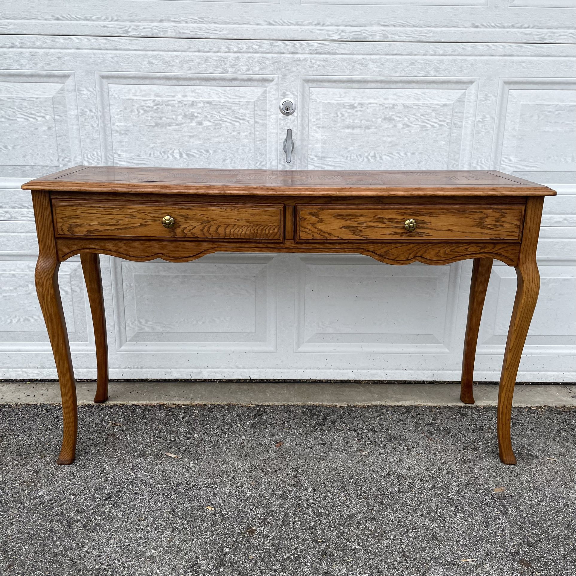 Vintage Wood Sofa/ Entry/ Console/ Hall Table
