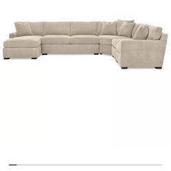 Radley 5-Piece Fabric Chaise Sectional Sofa