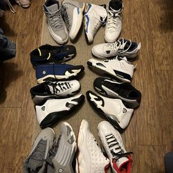 Men’s Jordan Shoes Mostly Size 10 And 2pair R 9. 1/2