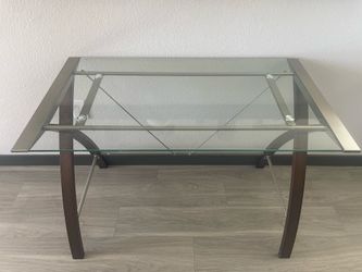 Office desk tempered glass 42width by 24 depth