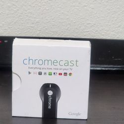 Google ChromeCast, H2GZ-42 (1st Generation) HDMI Media Streamer, Black