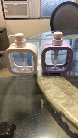 100 pcs Leak-proof Liquid Soap Bottle Clear Plastic Dispensing Durable Waterproof 300ml/500ml