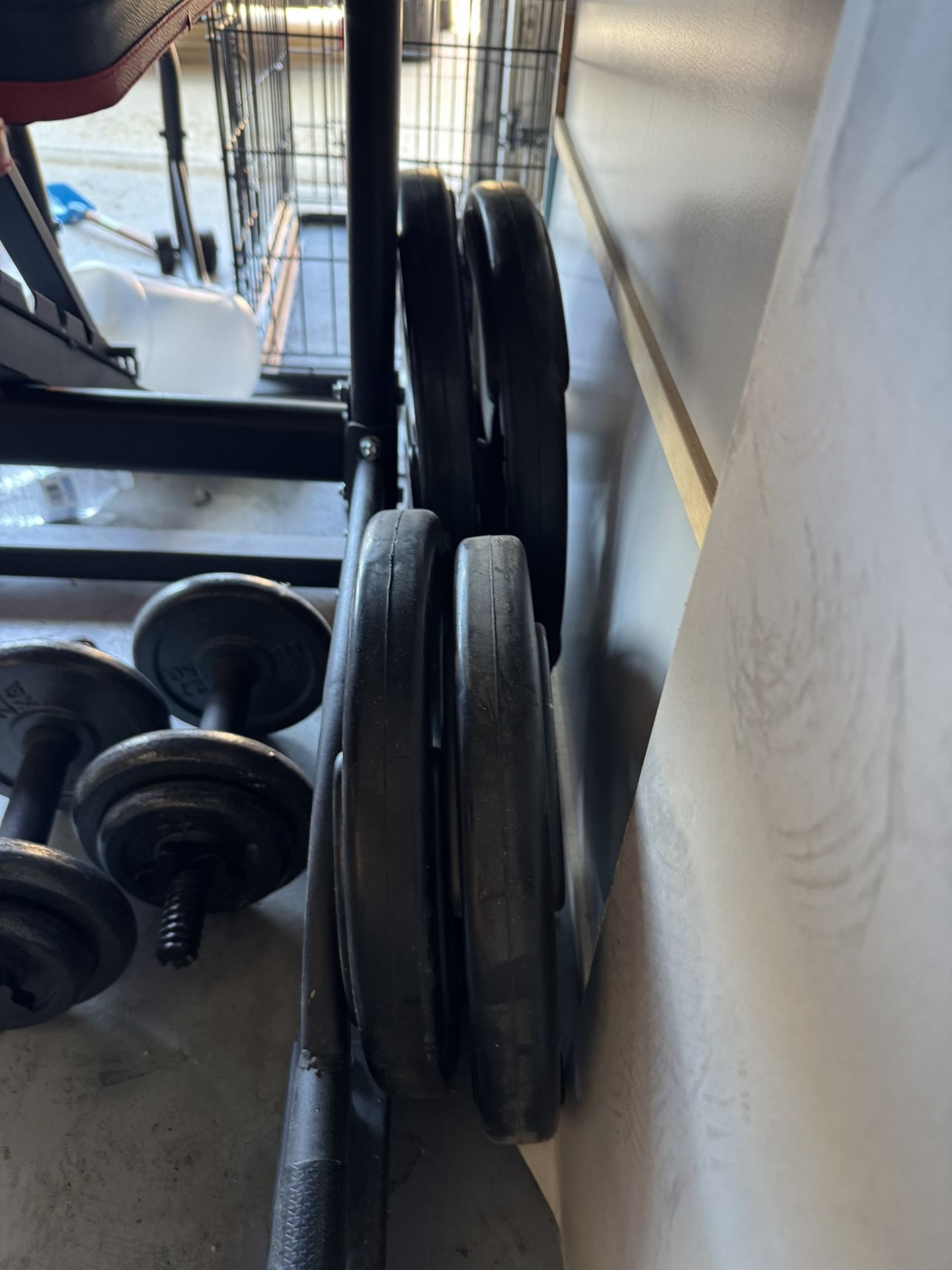 Bench Round Rubber Weight Plates