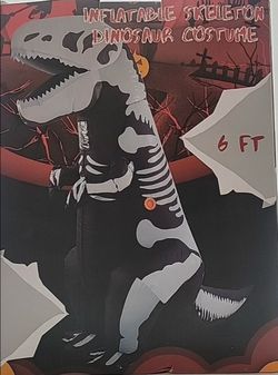 Adult Blown up Dinosaur Skrleton