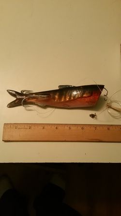Gilly's adjustable salmon lure cut plug no.10