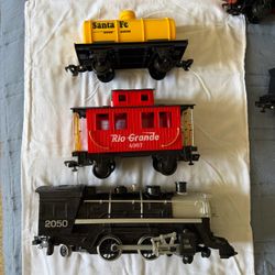 Eztec Silverado Express Train Set - PRE OWNED - Freight Cars Only- 6 Total