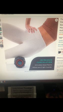 Massage Vibrating Foam Roller 8 Speed Deep Rechargeable