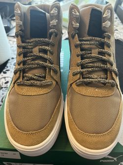 Puma Ca Pro Mid Trail Lace Up Mens Brown Sneakers Casual Shoes 
