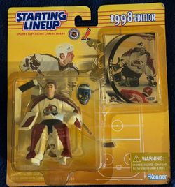 Patrick Roy 1998 Starting Lineup Colorado Avalanche NHL Figure Upper Deck Card