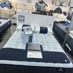 QUEEN SIZE SERTA “BLUE LAGOON “ NIGHTS MATTRESS