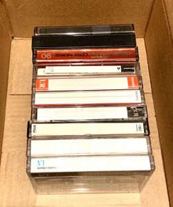 10 Used and new tapes all erased