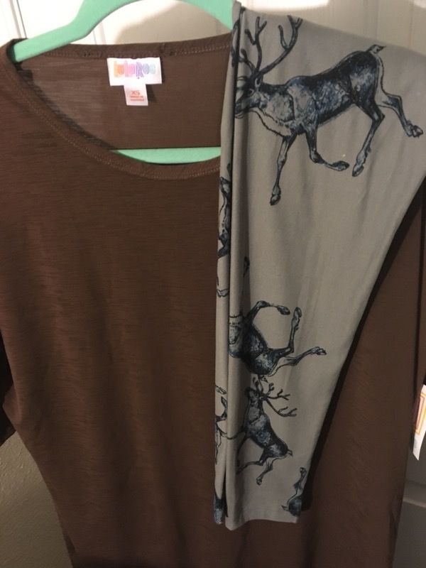 Vintage lularoe elk and solid Irma!