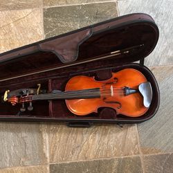 15” Viola With Bow And Case 