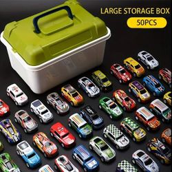 Toy Vehicles ( Cars 50pcs+ Storage Box 