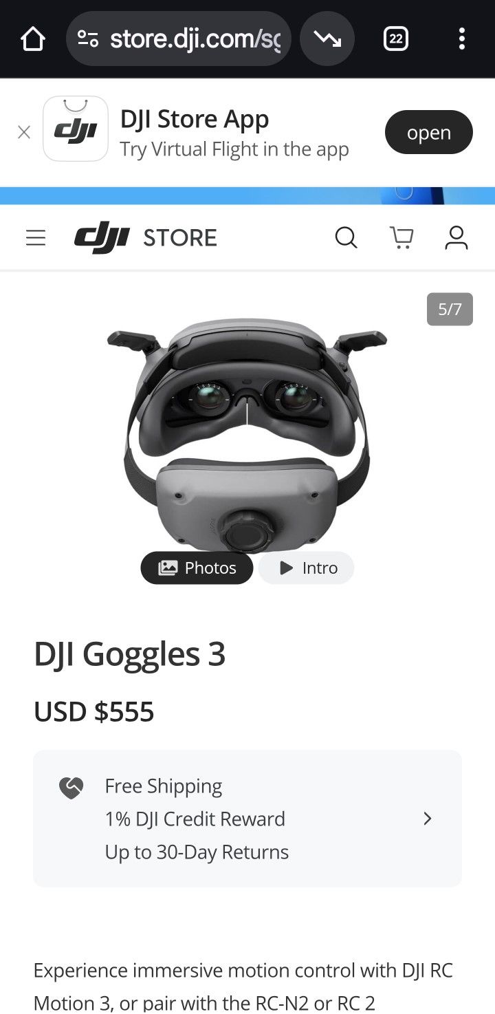 Dji Goggles 3 Fpv Goggles
