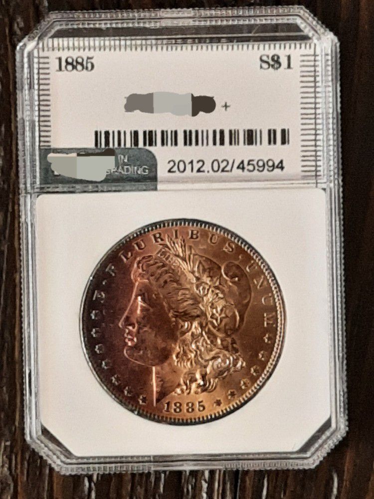 1885 Morgan Silver Dollar PCI Graded