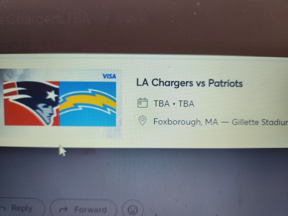 Pats Chargers Tix Dec 29, 2024
