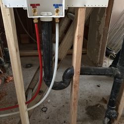 Kitchen Sink Window Washer Dryer Lights Adu