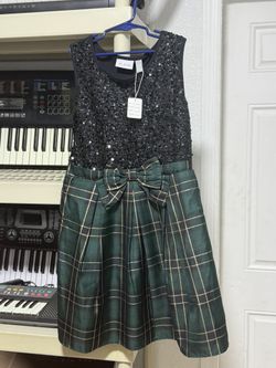 Black And Green Children’s Dress