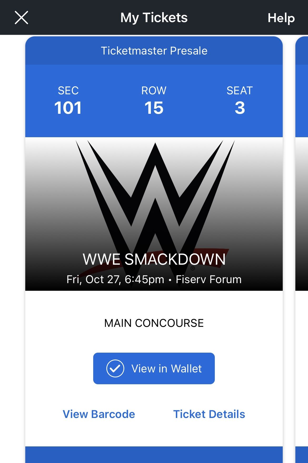 WWE SMACKDOWN Tickets: Milwaukee, WI