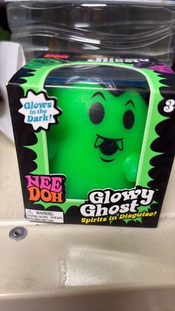 Nee Doh Glowy Ghost Stress Toy