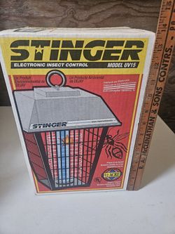 NOS Unopened Stinger Electronic Insect Zapper High Performance Model UV15