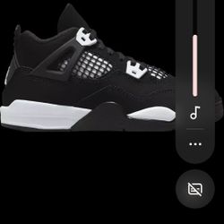 Air Jordans  Retro 4 Size 12 For Kids