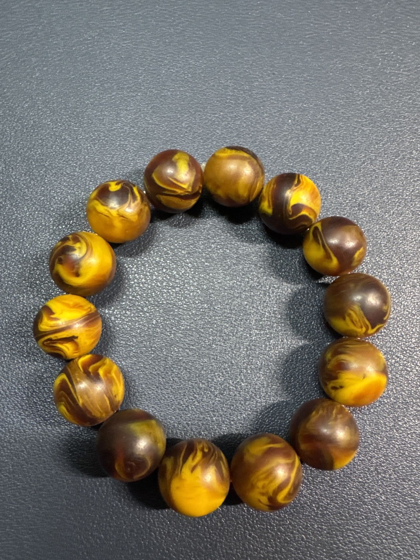 Beeswax Amber Bracelet