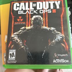  Xbox One version of the video game "Call of Duty: Black Ops III."