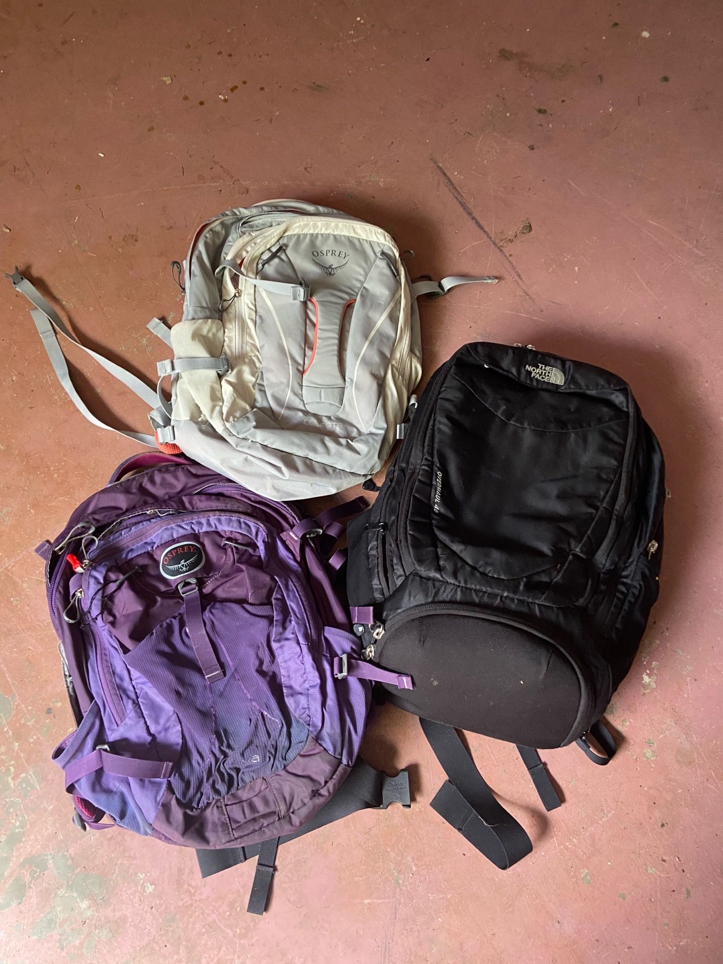 LOW PRICE MOVING- OSPREY AND NORTH FACE