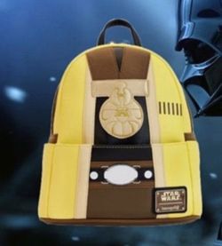 Disney Star Wars Luke Skywalker Loungefly faux leather mini backpack