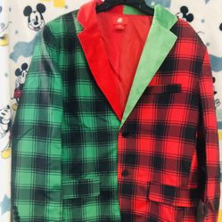 Men's Christmas Suit Jacket Size Medium 