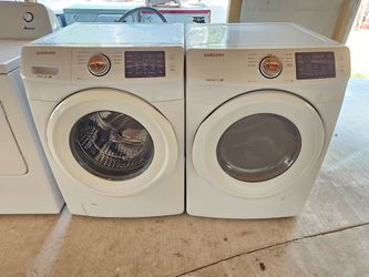 Samsung Commercial Washer And Dryer Front Loader Set