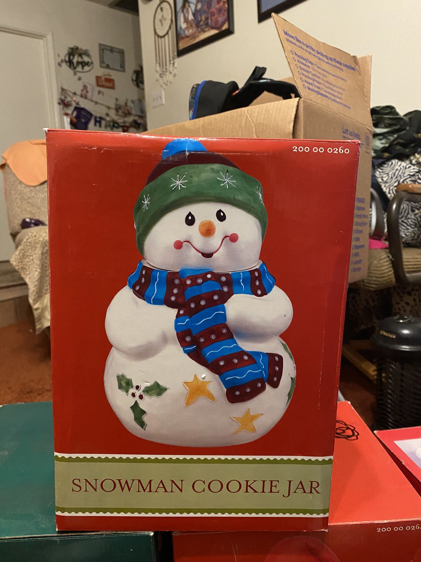 Antique Snowman Cookie Jar