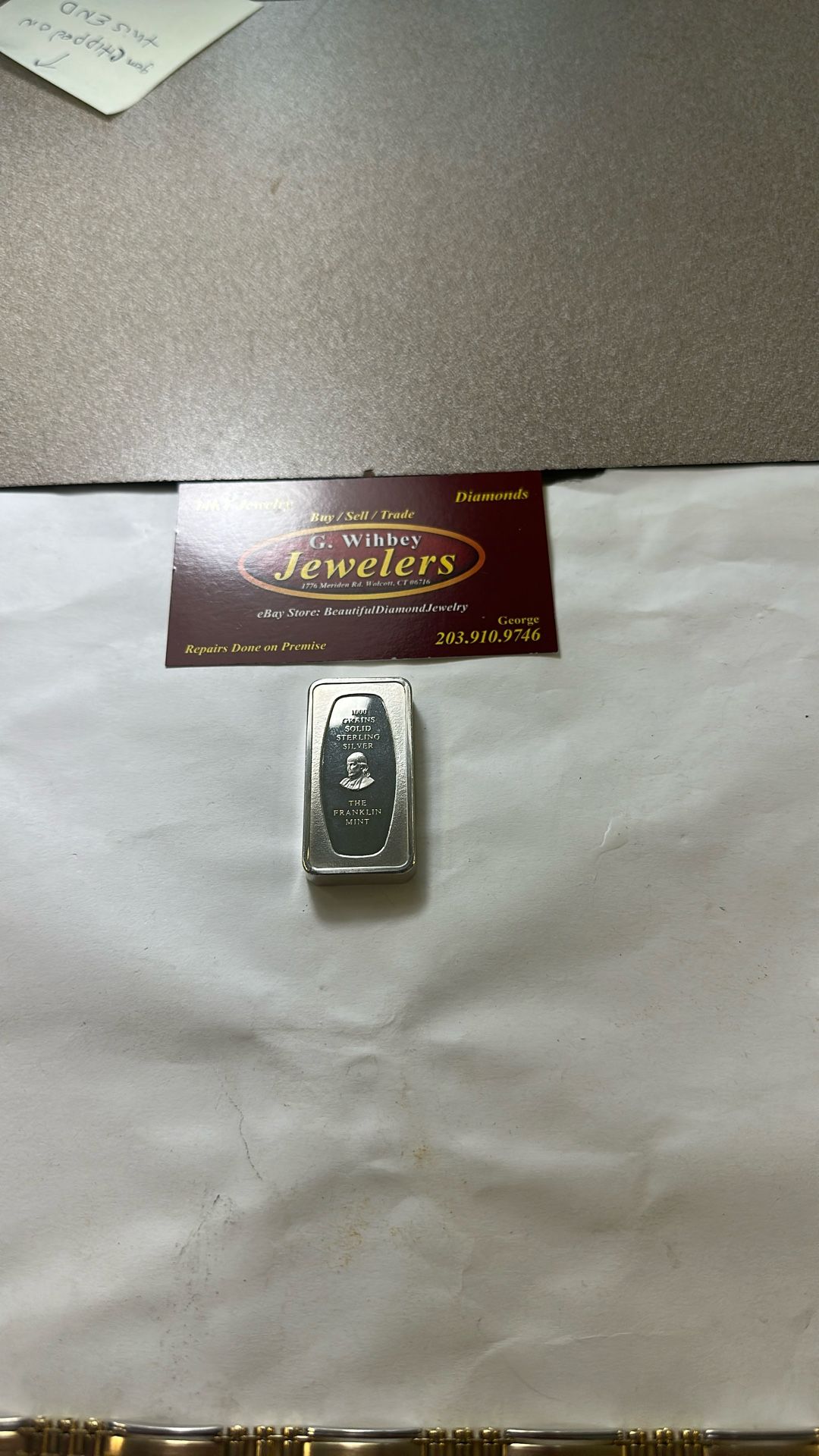 .999 Pure Silver Bar 1000 Grain Bar (over 2 Oz. Of Silver )