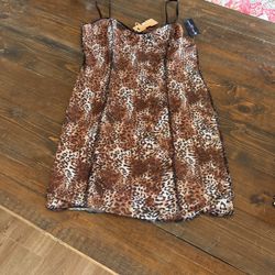 LEOPARD PJ DRESS