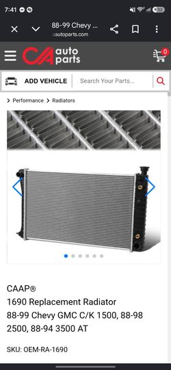 Chevy Ck Radiator