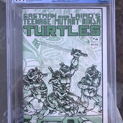 Teenage Mutant Ninja Turtles #4 (1985) CGC 9.4 — O/w to White 