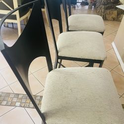 Metal Frame Bar Stools