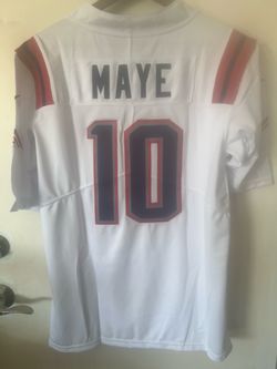 Drake Maye #10 New England Patriots new White Jersey size Small