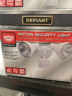 Motion sensor security light