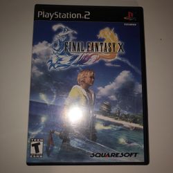 Final Fantasy X PS2 Game 