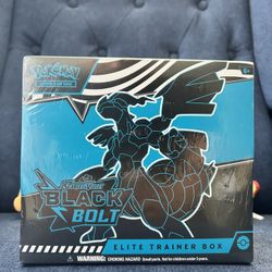 Black Bolt Elite Trainer Box Pokemon TCG Scarlet & Violet ETB 